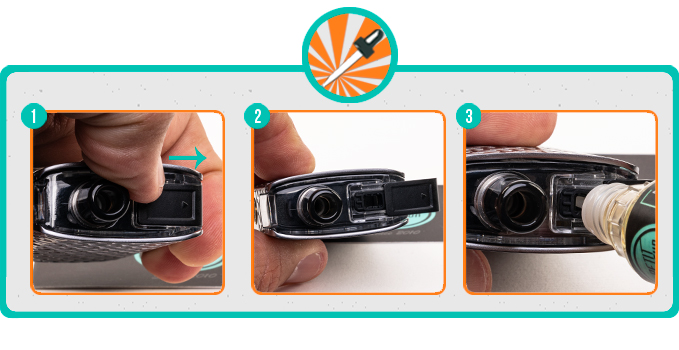 Remplissage du dotPod Max Link Dotmod